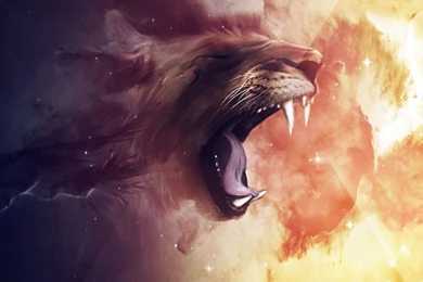1280x1024 Abstract Lion Art Wallpapers