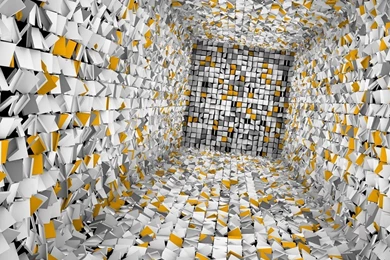 Lost In The Abstract 3D Room Wallpapers
