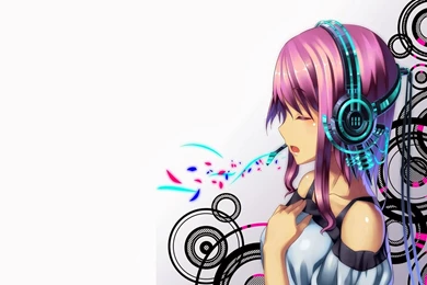 Headphones abstract anime girl hd wallpaper 1680x1050.jpg