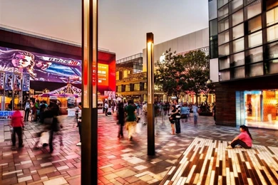 Shopping Area In Beijing iPad Air Wallpapers Download