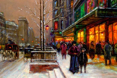 Christmas Shopping Wallpapers