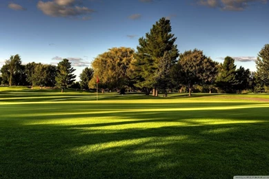 Beautiful Golf Course HD Desktop Wallpapers : Widescreen ...