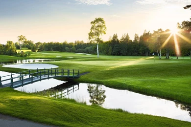 Golf Course, River, Bridge, Nature, 1920x1080 HD Wallpapers And ...