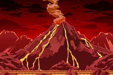 Animated Volcano Backgrounds (2) By Agifarclor On DeviantArt