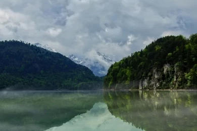 Cloudy Mountain Landscape HD Desktop Wallpapers : High Definition ...