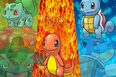 Download Starter Pokemon Wallpapers 1024x768