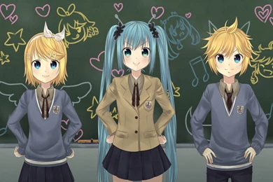 Download Wallpapers 3840x2400 Vocaloid, Kagamine Len, Kagamine Rin ...