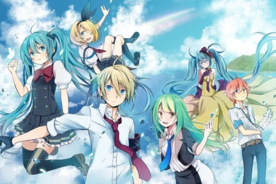 Vocaloid Hatsune Miku Kagamine Len Kagamine Rin Vocaloid Wogura ...