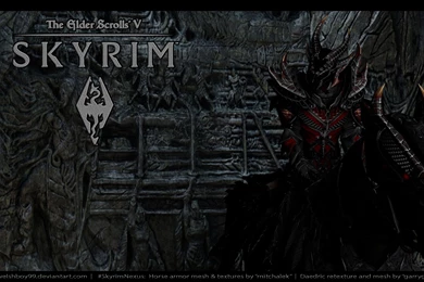 Skyrim Daedric Main Menu Replacer At Skyrim Nexus Mods And ...