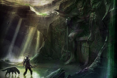 Anyone Have Good Wallpapers Of The Daedric Princes? : Skyrim