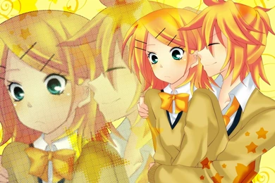 Vocaloid Kagamine Rin Kagamine Len Wallpapers