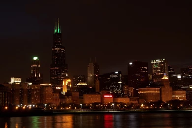 Chicago Night Skyline Wallpapers 1080p