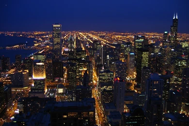 Chicago Skyline With Katie S Head Forming Her Own Skyline ...