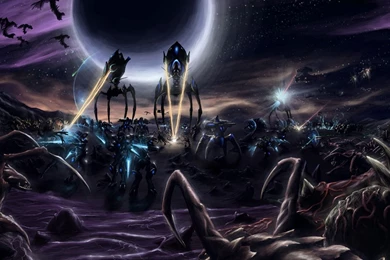 Looking For Battlescene Wallpapers (5760x1080) : Starcraft