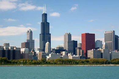 Gallery For   Chicago Skyline Wallpapers Desktop