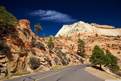 Desert Road HD Desktop Wallpapers : Widescreen : High Definition ...