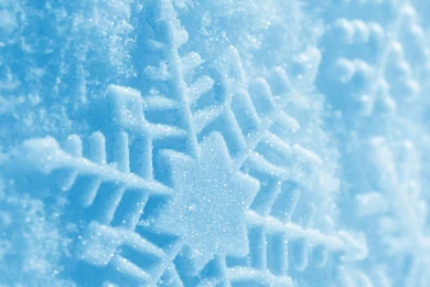 Download Wallpapers 1280x1024 Trail, Snow, Winter, Blue, Snowflake ...