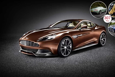2013 Aston Martin Vanquish Volcano Red   Front