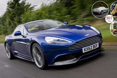 2013 Aston Martin Vanquish Aviemore Blue   Front
