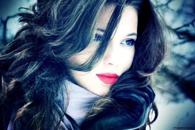 Beautiful Girl Red Lips Wallpapers Hd