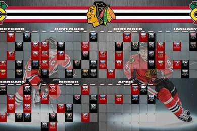 Made A Blackhawks Schedule Wallpapers : Hockey