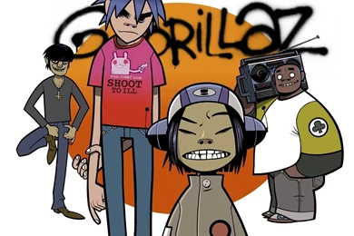 1920x1080 Russell, Gorillaz, Murdoc, Murdock, Noodle, Russel, 2d ...