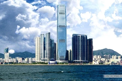 Hong Kong Mirrors Buildings Wallpapers