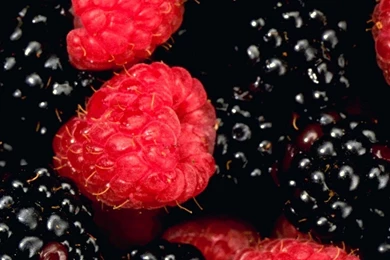 Download Wallpapers 3840x1200 Berry, Raspberry, Blackberry ...