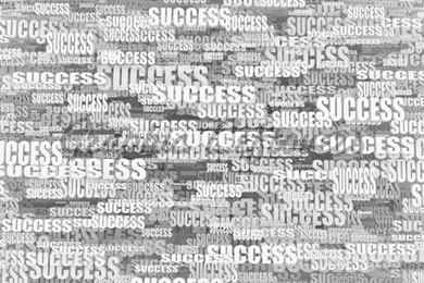 Abstract Backgrounds From Words Success. 3d · GL Stock Images