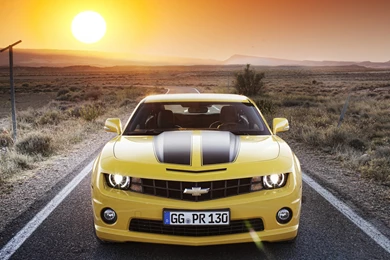 Yellow Car Chevrolet Camaro SS Wallpapers Deskt