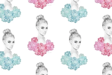 Beautiful Floral Girl iPhone Wallpapers   Floral Wallpapers