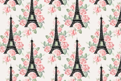 Floral Eiffel Tower iPhone Wallpapers   Floral Wallpapers
