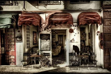 A Cafe Called "Cat" In Cihangir Art   ID: 75100