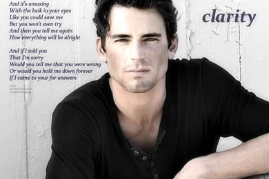 Clarity....   Matt Bomer Wallpapers (20714313)   Fanpop