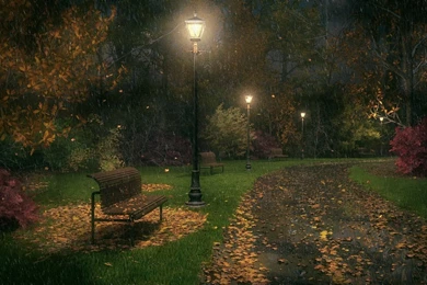 Download Free Rainy Night HD Wallpapers