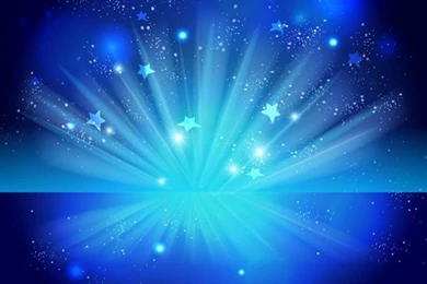 Free Sparkling Stars On Blue Night Backgrounds