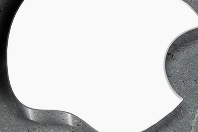 3D iPhone wallpaper For iPhone 5 5c 5s 640x1136 3D metal white Apple.jpg