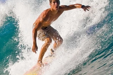 Surfer Riding A Wave iPhone 5s Wallpapers Download