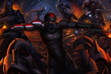 Mass Effect N7 Game Wallpapers