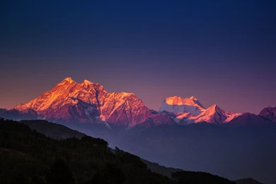 Himalaya Mountain Peaks In Nepal Wallpapers And Images ...