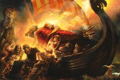 Vikings Warriors Ship Artwork HD Wallpapers Wallpapers   (