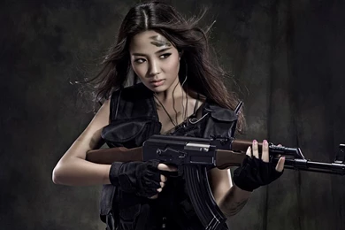 Gallery For   Girls With Guns Hd Wallpapers