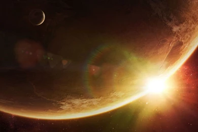 High Resolution Space Desktop