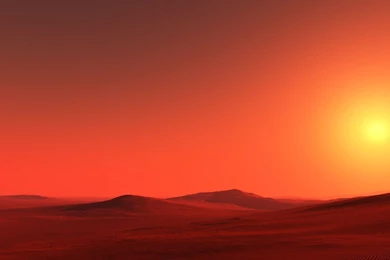 Download Wallpapers 2560x1080 Desert, Heat, Orange, Midday, Sand ...