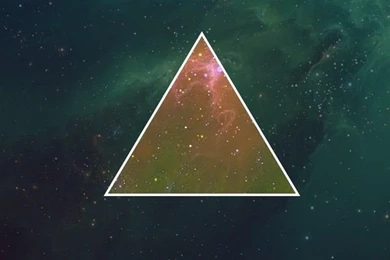 Download Space Triangle Wallpapers For iPhone 4