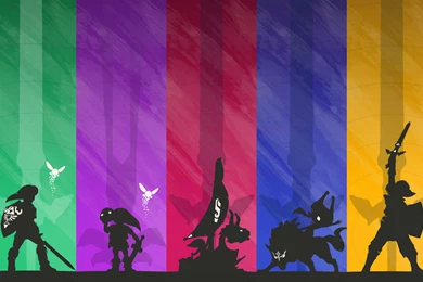 Legend Of Zelda Poster/Wallpapers Series Featuring Different ...