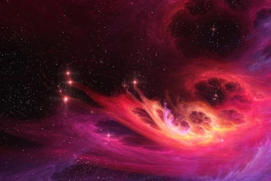 3D Space Scene iPad 1 & 2 Wallpapers