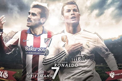 Antoine Griezmann V Cristiano Ronaldo Wallpapers By ImfGFX On ...