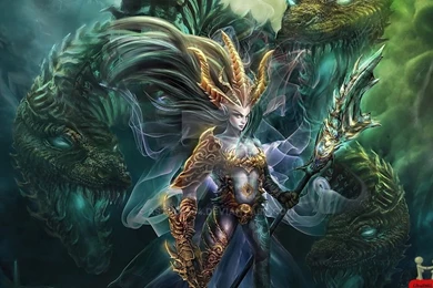 3d strange girl with dragon wallpapers By ASTRO1964 On DeviantArt