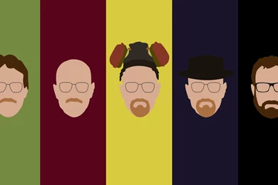 I Made This Minimalist Wallpapers "The Faces Of Walter White". Hope ...